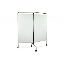 Parawan chromowany 2-częściowy