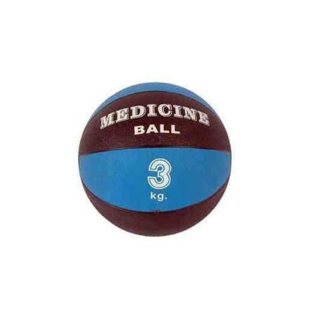 Piłka lekarska 20 cm standardowa MSD niebieska - 3 kg