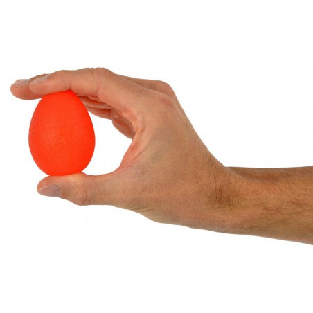 Trener dłoni jajko silikonowe MSD- czerwony (opór miękki)