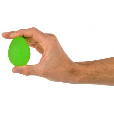 Trener dłoni jajko silikonowe MSD- zielony (opór średni)