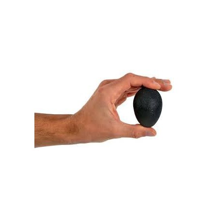 Trener dłoni jajko silikonowe MSD- czarny (opór bardzo mocny)