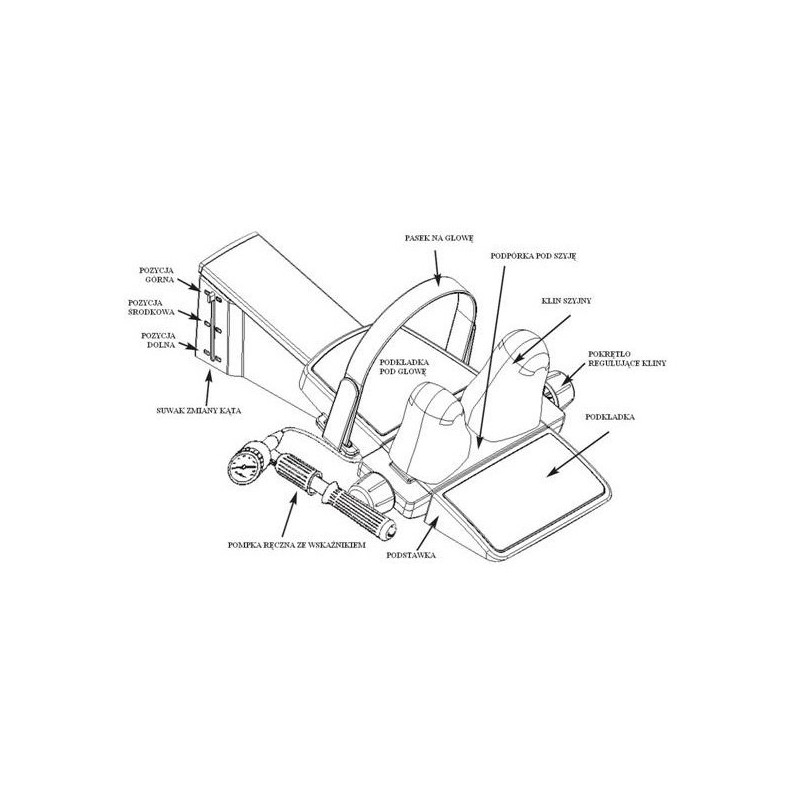 Urządzenie do trakcji Saunders Cervical Home Traction