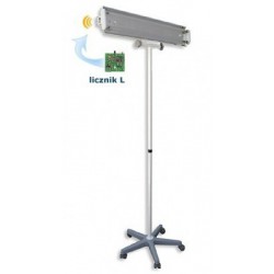 Lampa bakteriobójcza bezpośredniego działania NBV 2x30 PL z licznikiem czasu pracy z wyświetlaczem 4-polowym
