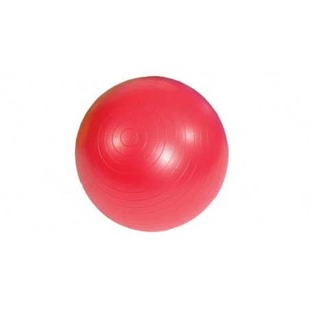 Piłka gimnastyczna AB MSD czerwona 55 cm (z pompką)