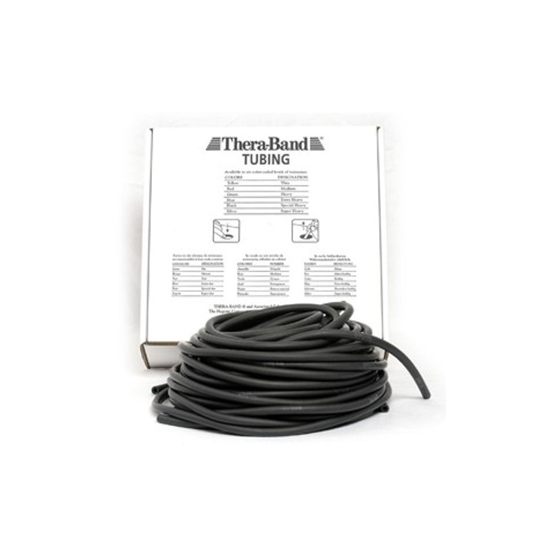Tubing Thera Band 7,5 m- czarny (opór specjalnie mocny)