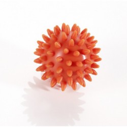 Trener dłoni piłeczka Jeż do ściskania Thera Band pomarańczowa - 6 cm