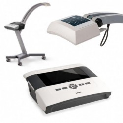 Aparat do laseroterapii PhysioGo 400 C + aplikator skanujący R+IR (660nm/100mW + 808nm/450mW) ze statywem