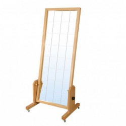 Lustro korekcyjne LT drewniane - uchylne