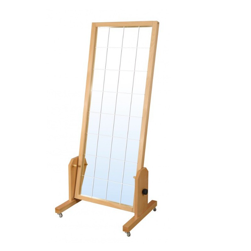 Lustro korekcyjne LT drewniane - uchylne