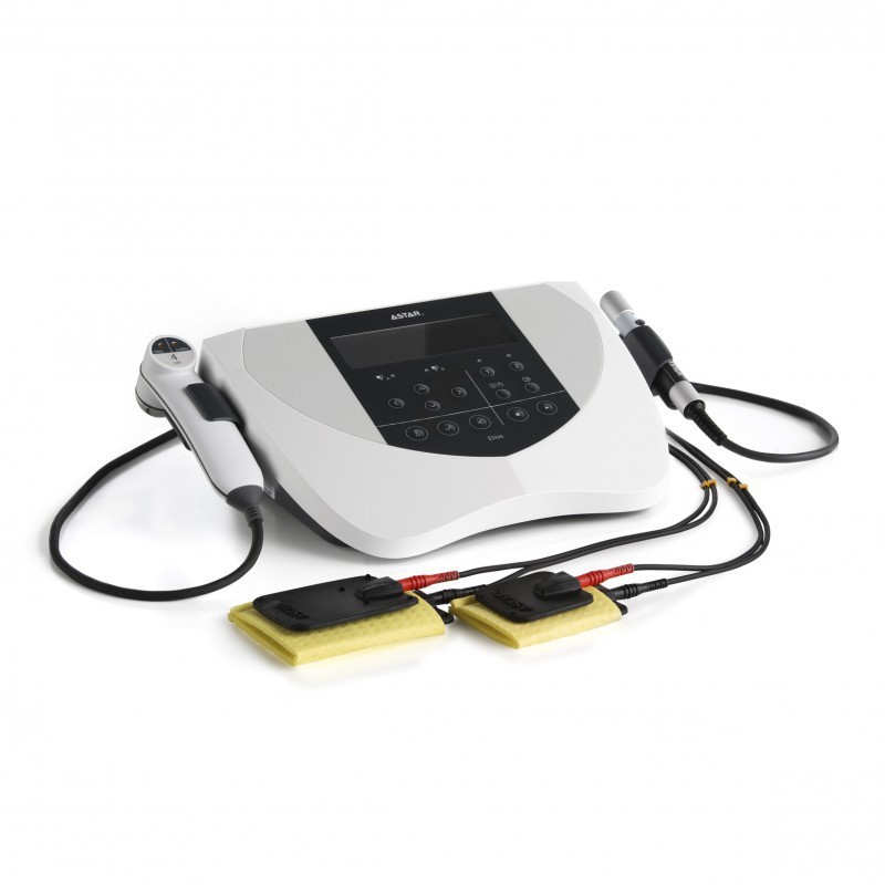 Aparat combi (4 terapie: elektro-, lasero-, magneto- i sonoterapii) ETIUS ULM - Zetaw 4