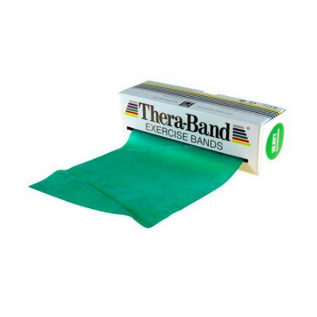 Taśma Thera-Band 1,5m opór mocny, zielona