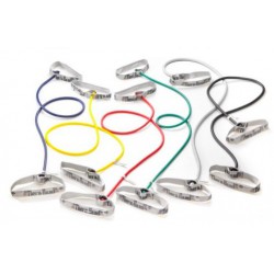 Komplet tubingówThera-Band® większego oporu 2 x 1,5m, czarny, niebieski