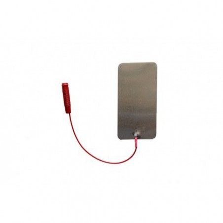 Elektroda aluminiowa 60 x 120 mm, przyłącze typu "gniazdo" 4 mm