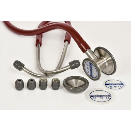 Stetoskop kardiologiczny TM-SF 501 Burgund TECH-MED