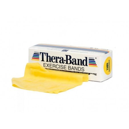 Taśma Thera-Band 1,5m opór słaby, żółta