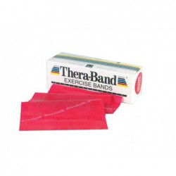 Taśma Thera-Band 5,5m opór średni, czerwona