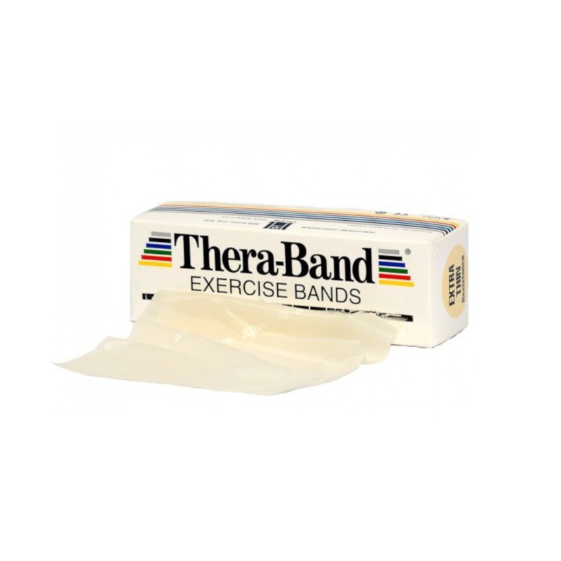Taśma Thera-Band 5,5m opór bardzo słaby, beżowa
