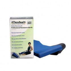 Komplet taśm bezlateksowych Thera-Band® większego oporu, 2x1,5m niebieska, czarna