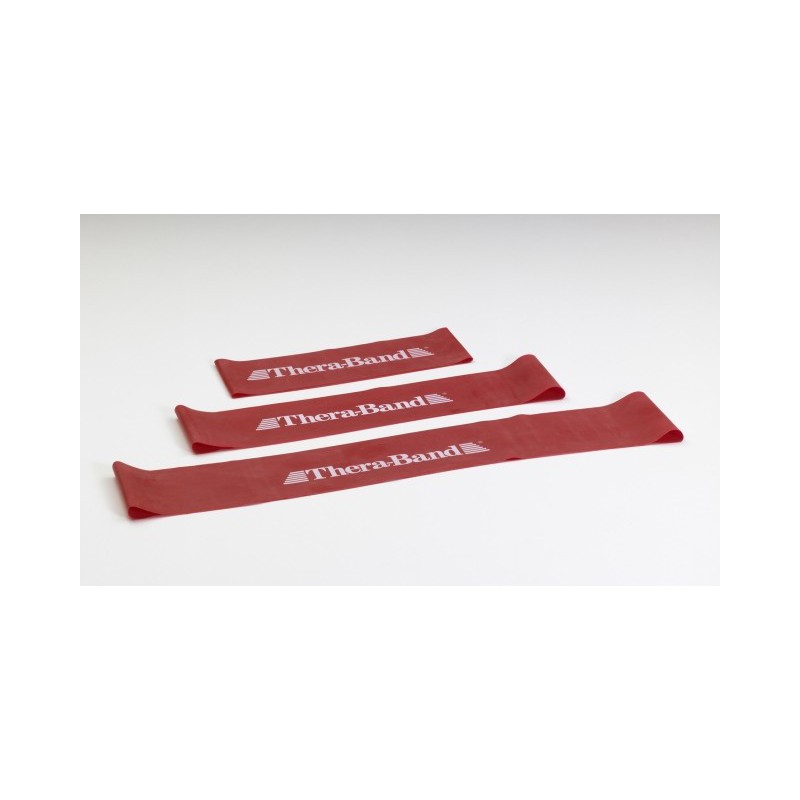 Loop TB- taśma w kształcie pętli 45,7cm opór średni - kolor czerwony