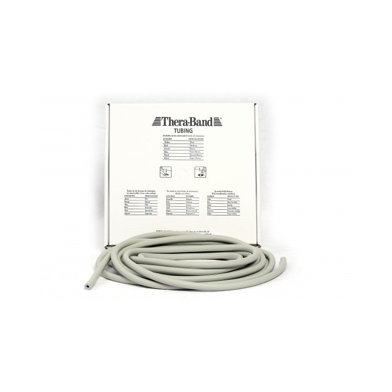 Tubing Thera Band 7,5 m- srebrny (opór super mocny)