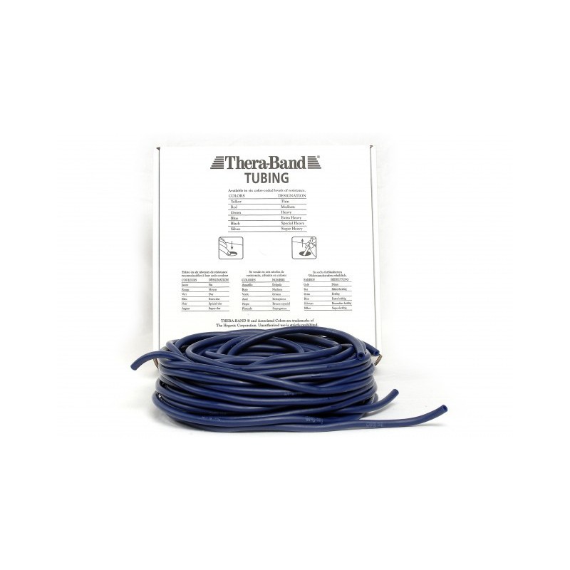 Tubing Thera Band 30,5 m- niebieski (opór extra mocny)