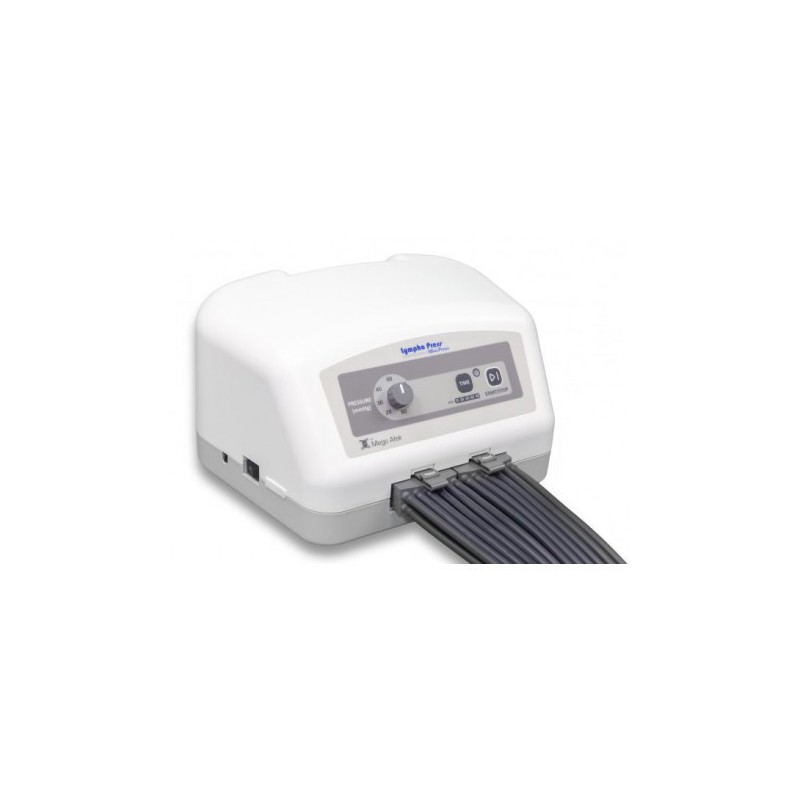 Urządzenie do masażu ciśnieniowego Lympha Press Mini + 1 mankiet na kończynę górną + 24- komorowe spodnie