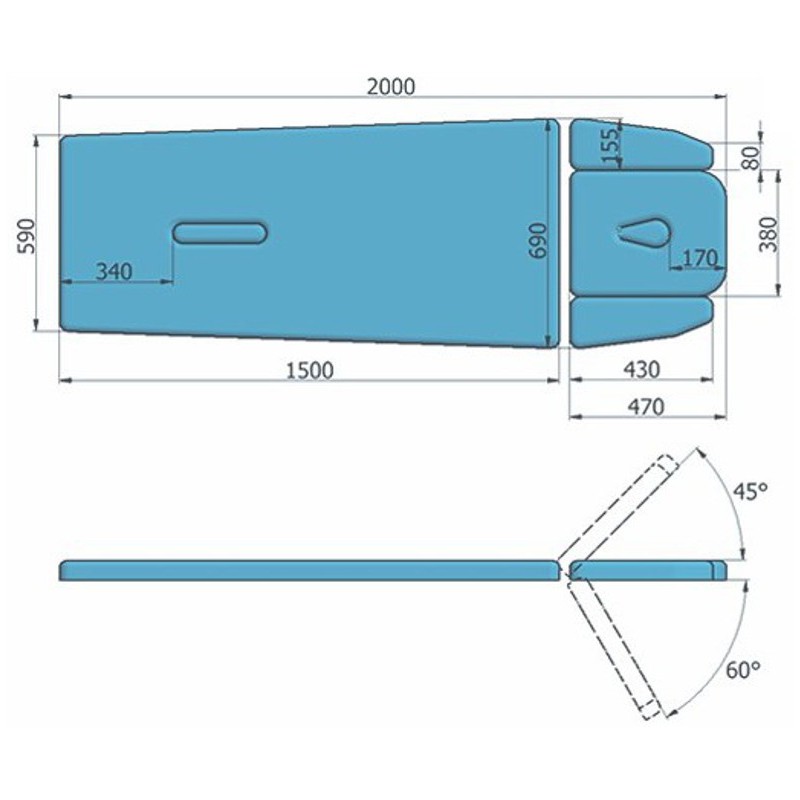 Stół rehabilitacyjny JSR 2
